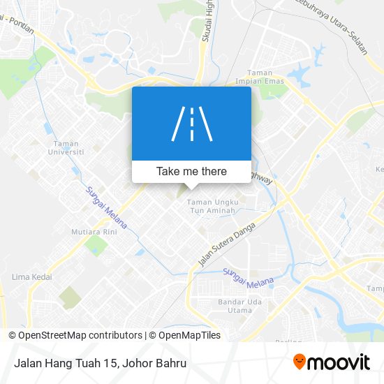 Jalan Hang Tuah 15 map