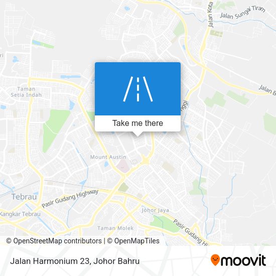 Jalan Harmonium 23 map
