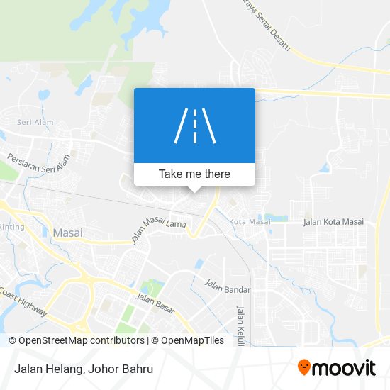 Jalan Helang map