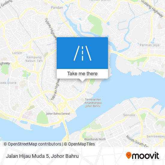 Jalan Hijau Muda 5 map