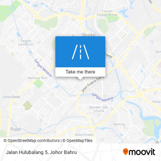 Jalan Hulubalang 5 map