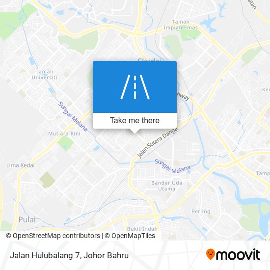 Jalan Hulubalang 7 map