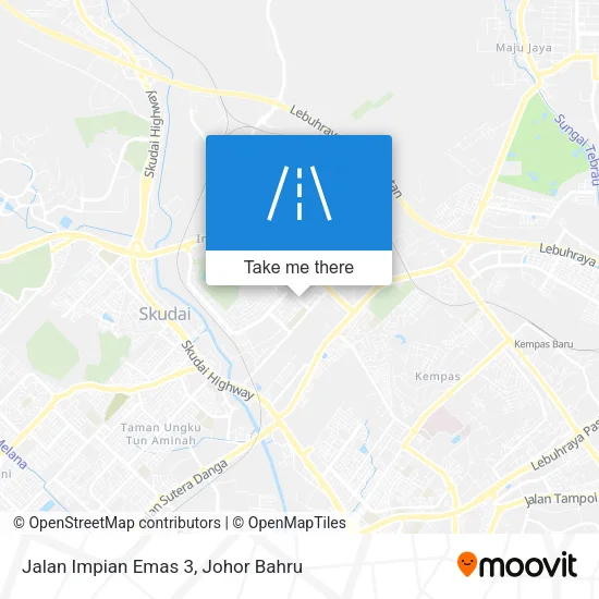 Jalan Impian Emas 3 map