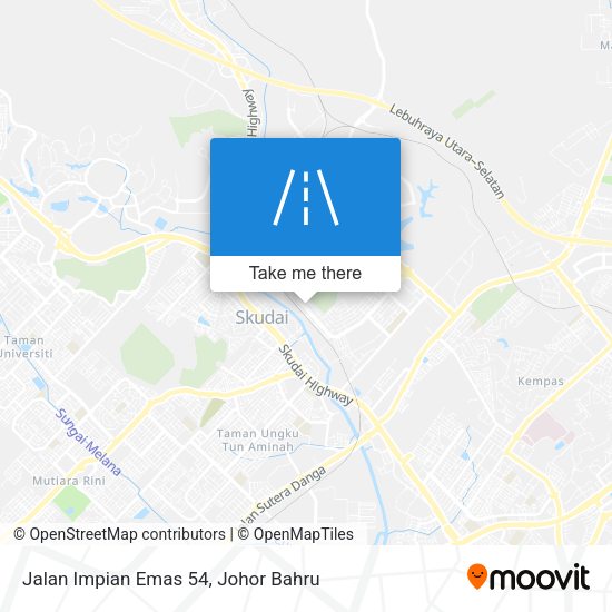Jalan Impian Emas 54 map
