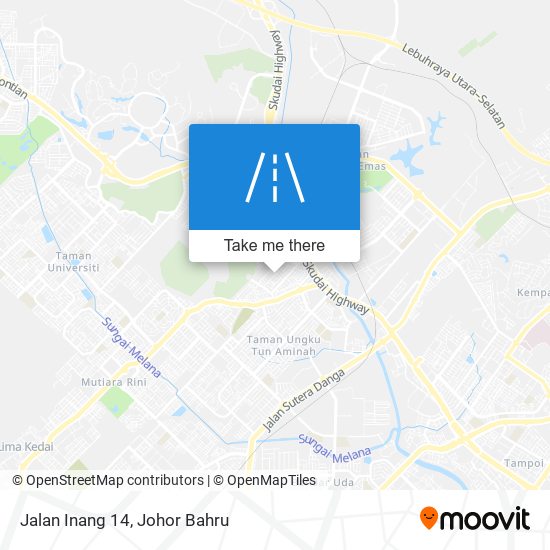 Jalan Inang 14 map