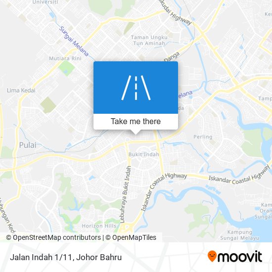 Jalan Indah 1/11 map