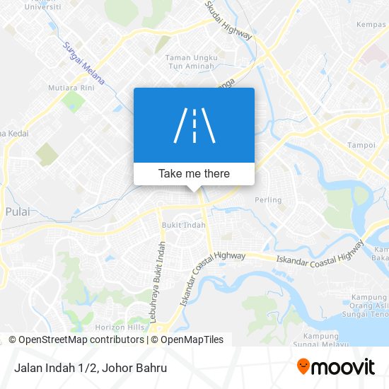 Jalan Indah 1/2 map