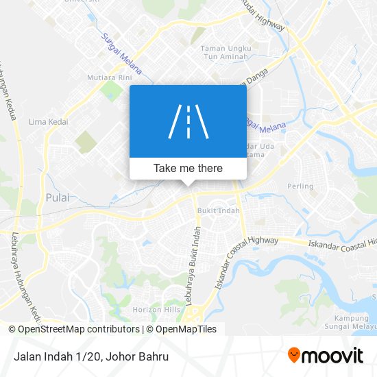 Jalan Indah 1/20 map