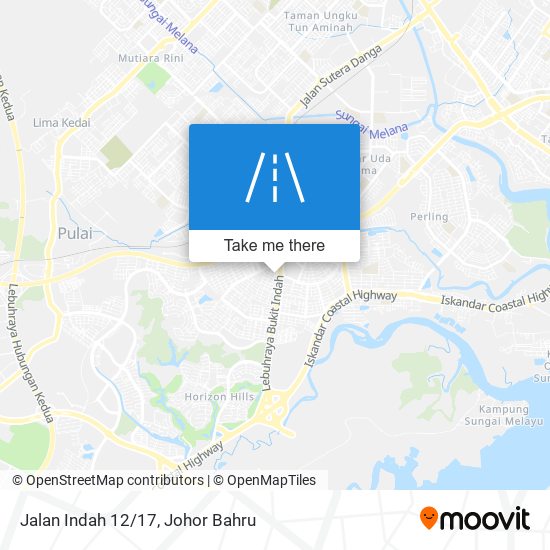 Jalan Indah 12/17 map