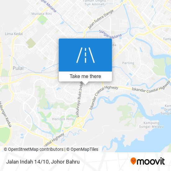 Jalan Indah 14/10 map