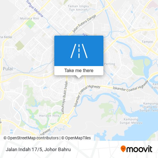 Jalan Indah 17/5 map