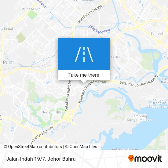 Jalan Indah 19/7 map