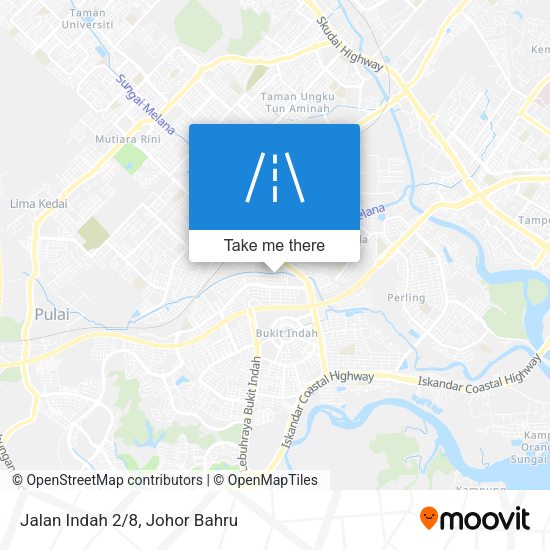 Jalan Indah 2/8 map