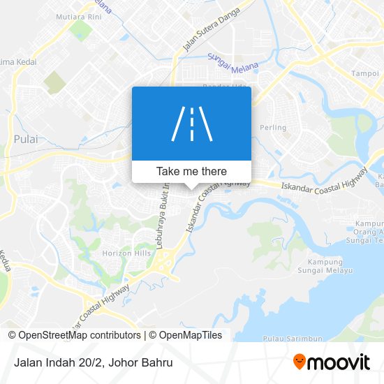 Jalan Indah 20/2 map