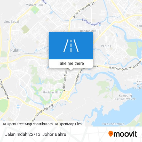 Jalan Indah 22/13 map