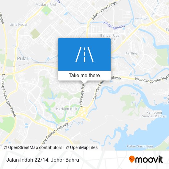 Jalan Indah 22/14 map