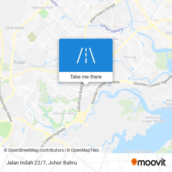 Jalan Indah 22/7 map