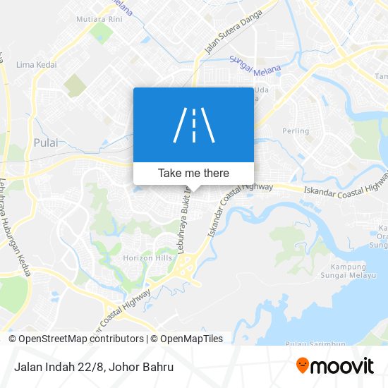 Jalan Indah 22/8 map