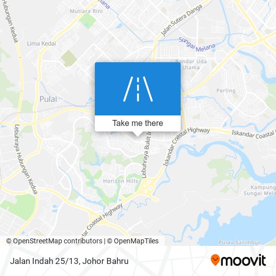 Jalan Indah 25/13 map