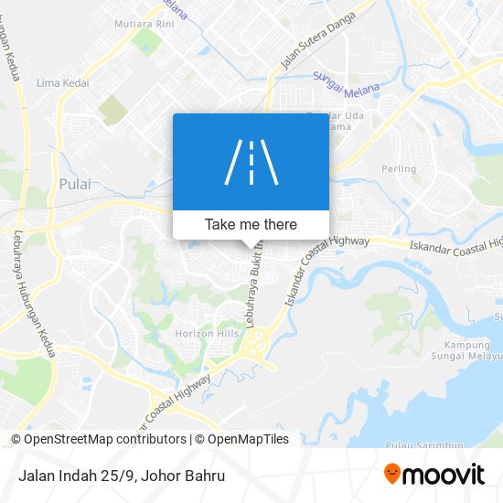 Jalan Indah 25/9 map