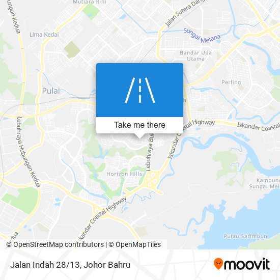 Jalan Indah 28/13 map