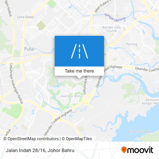 Jalan Indah 28/16 map