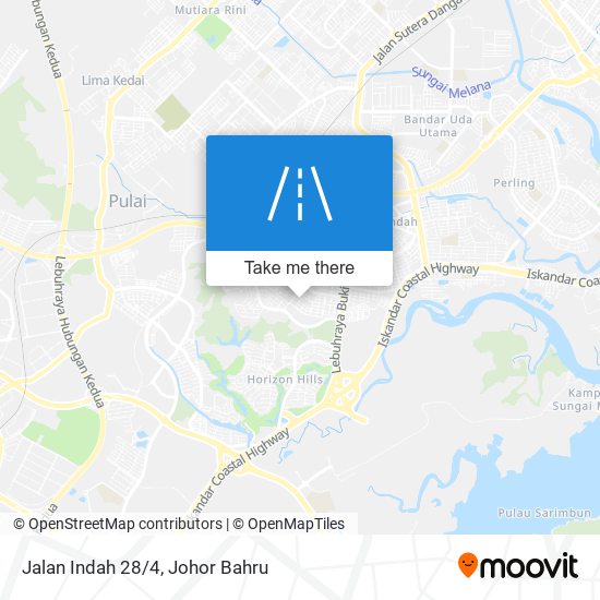 Jalan Indah 28/4 map