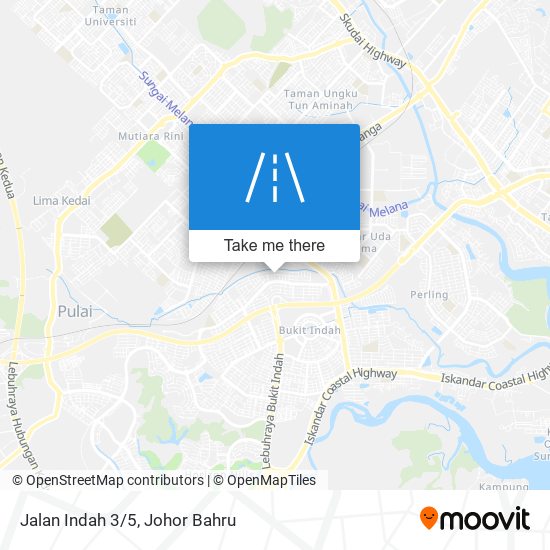 Jalan Indah 3/5 map