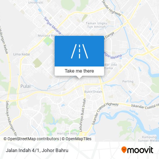 Jalan Indah 4/1 map