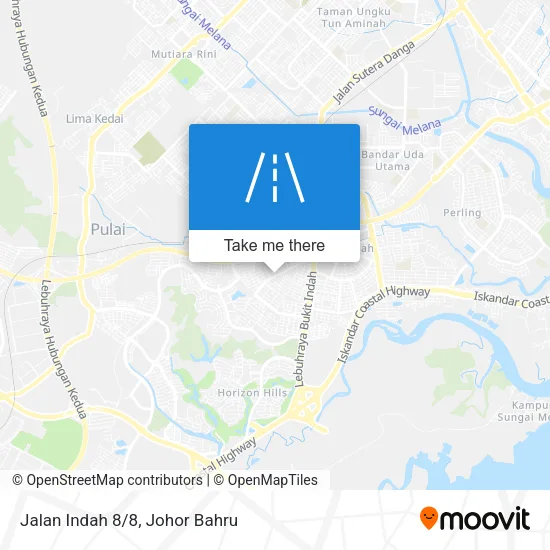Jalan Indah 8/8 map