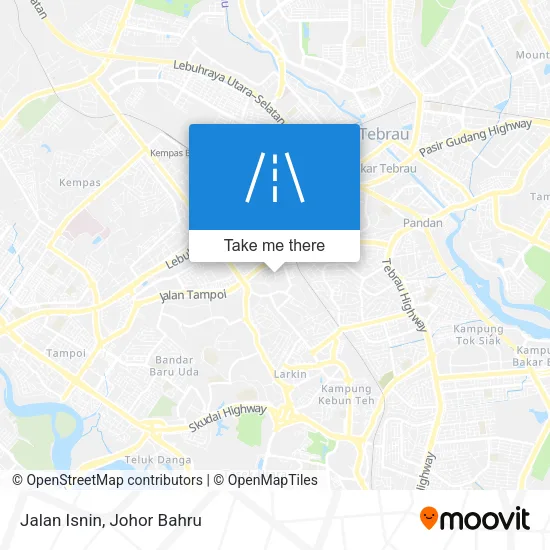 Jalan Isnin map