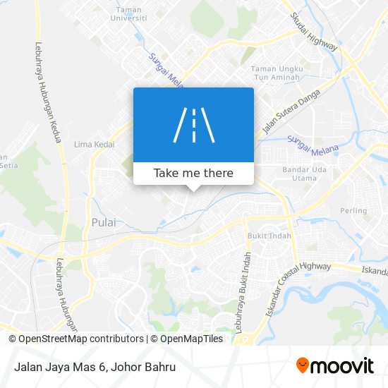 Jalan Jaya Mas 6 map