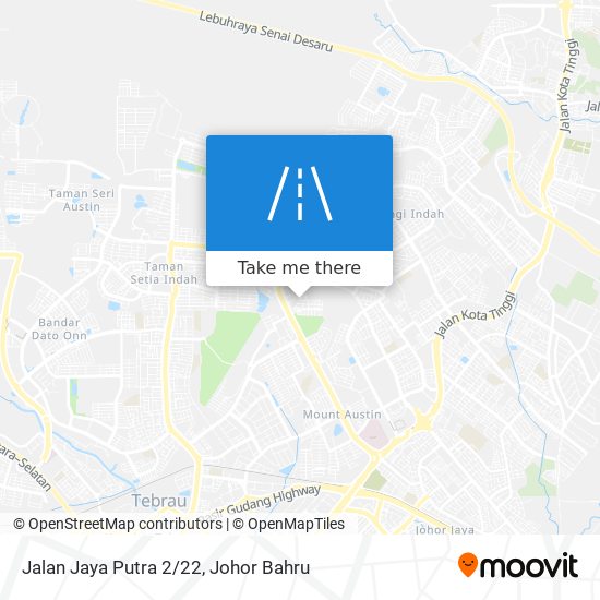 Jalan Jaya Putra 2/22 map