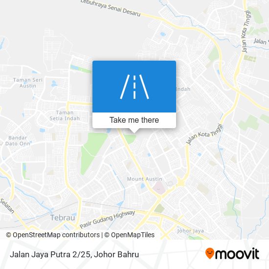 Jalan Jaya Putra 2/25 map