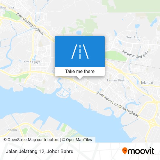 Jalan Jelatang 12 map