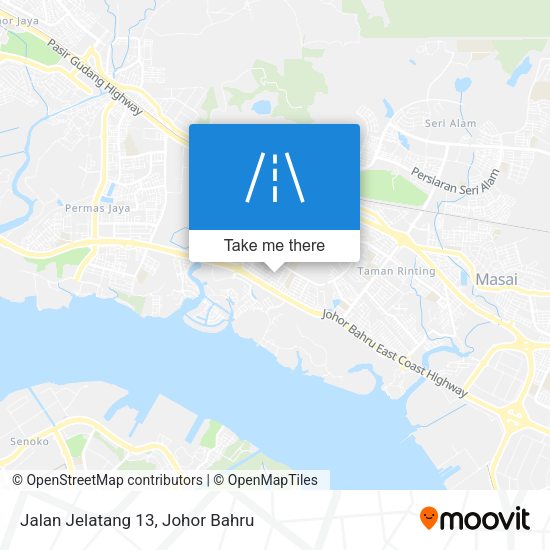 Jalan Jelatang 13 map