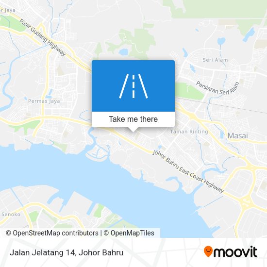Jalan Jelatang 14 map