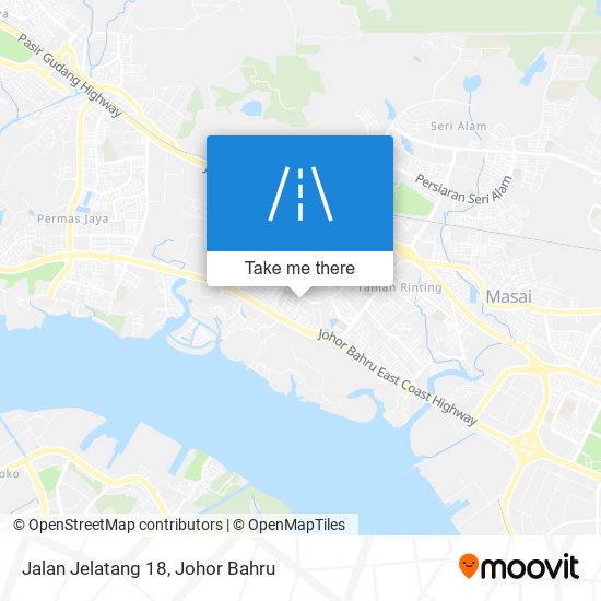 Jalan Jelatang 18 map