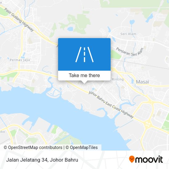 Jalan Jelatang 34 map
