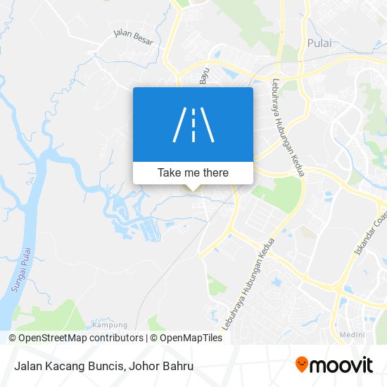 Jalan Kacang Buncis map