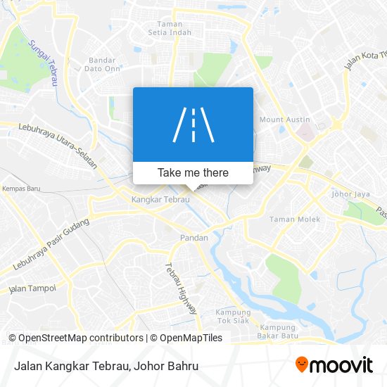 Jalan Kangkar Tebrau map