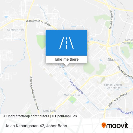 Jalan Kebangsaan 42 map