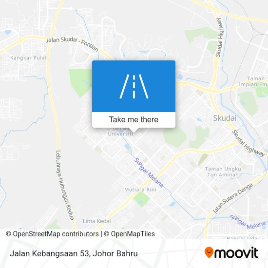 Jalan Kebangsaan 53 map