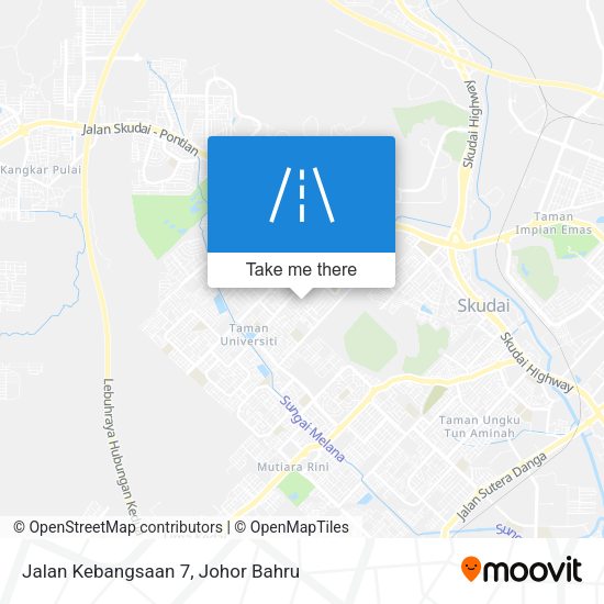 Jalan Kebangsaan 7 map