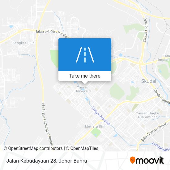 Jalan Kebudayaan 28 map