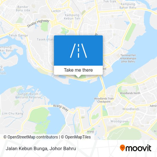 Jalan Kebun Bunga map