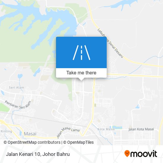 Jalan Kenari 10 map