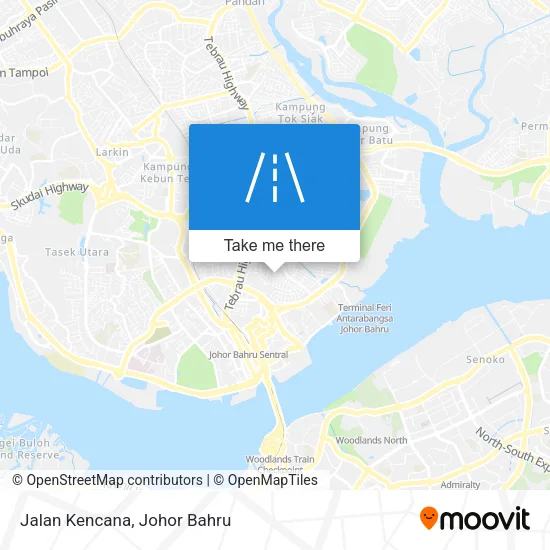 Jalan Kencana map