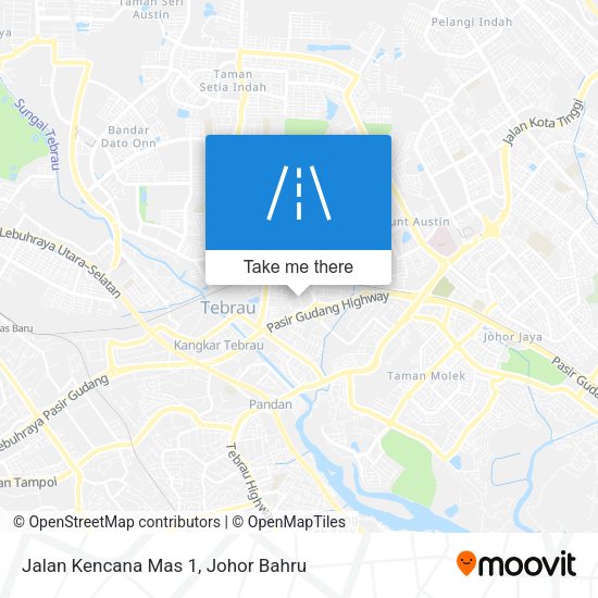 Jalan Kencana Mas 1 map