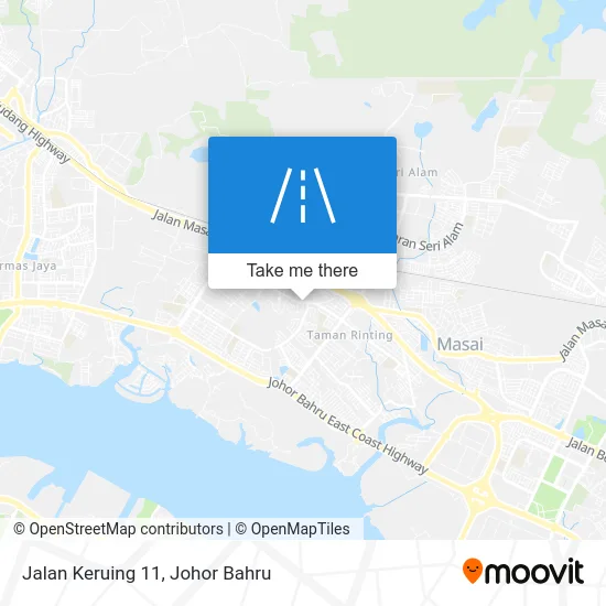Jalan Keruing 11 map